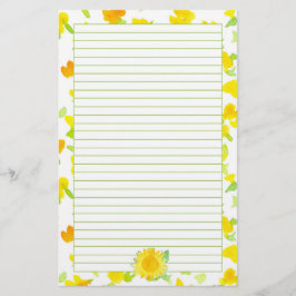 Papelaria Flores De Amarelo Amarelo Sunflower Sunflower