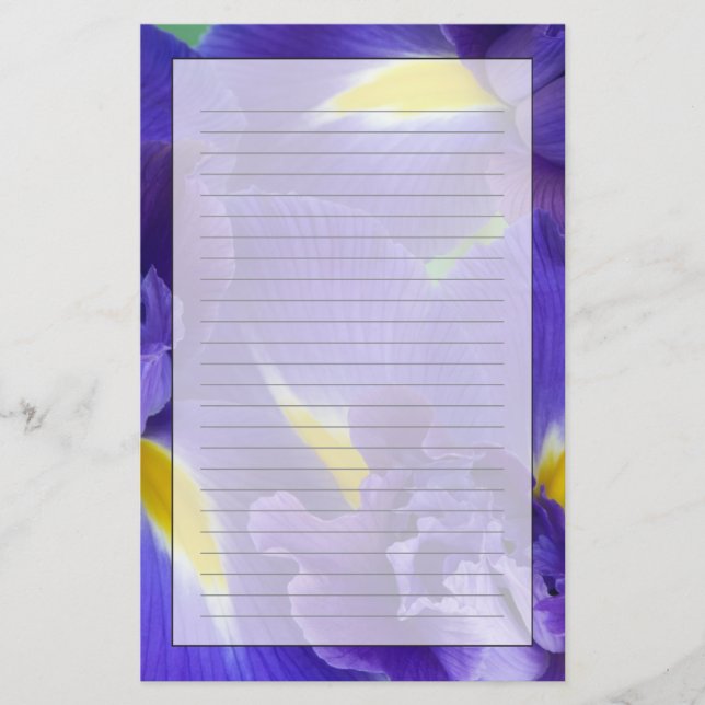 Papelaria Flores de íris (Frente)