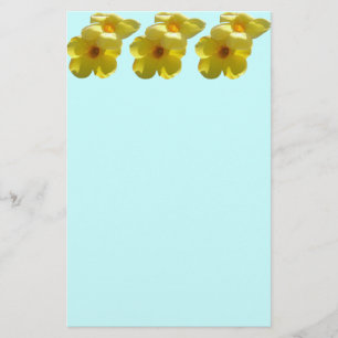 Papelaria Flores de Trompetes do ouro I