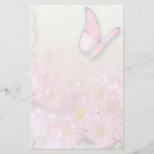 Papelaria Flores e borboletas (Frente)
