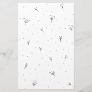 Papelaria Flores Lilac