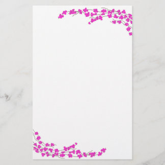 Papelaria Flores Magenta