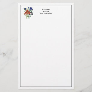 Papelaria Flores - NavyBlue - TRANS - Fl8878 - 024