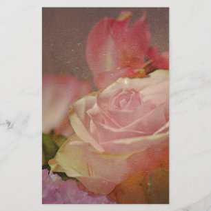Papelaria flores rosas cor-de-rosa buquê rosa romântico