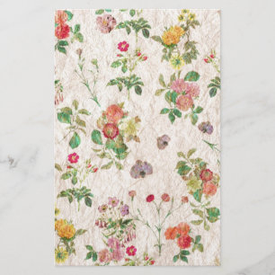 Papelaria Flores Vintage