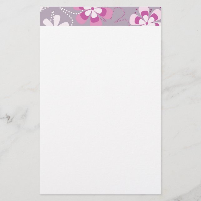 Papelaria Flower power (Frente)