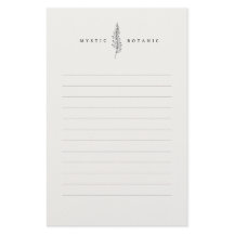 Folha Botânica Natural I Papel de Escritório Moder