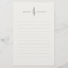 Papelaria Folha Botânica Natural I Papel de Escritório Moder