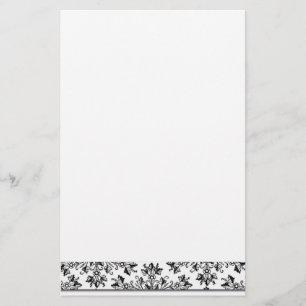 Papelaria Folhas de Arte Floral Sem Linhas