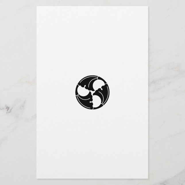 Papelaria Folhas de ginkgo temperadas (Frente)