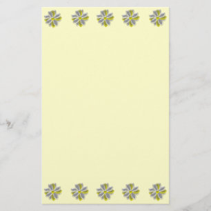 Papelaria Folhas de margarida brilhantes Papel Floral de Esc