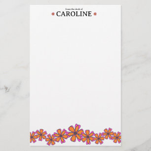 Papelaria Folhas de Mod Papel de Carta Pessoal