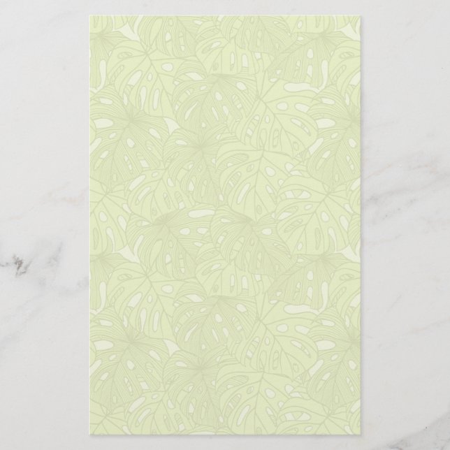 Papelaria Folhas de Palm Tree (Frente)