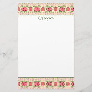 Papelaria Folhas de Recebimentos Decorativos