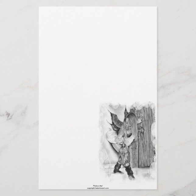 Papelaria Folheto Seguir-me (Frente)