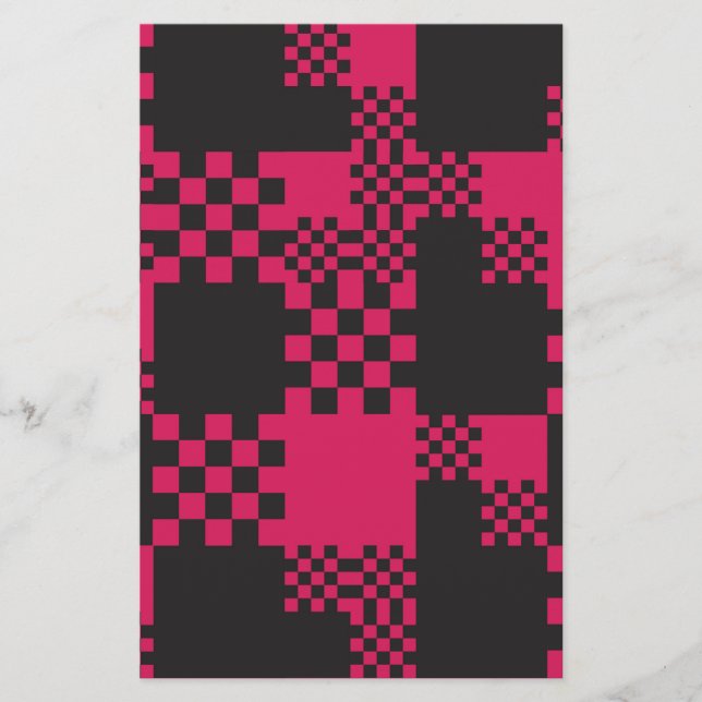 Papelaria forma criativa de blocos quadrados de cubo (Frente)