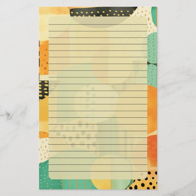 Papelaria Formas Geométricas (Frente)