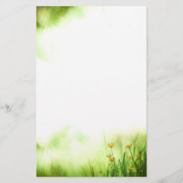 Papelaria Foto da Natureza das Flores Amarelas