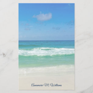Papelaria Fotografia Bonito na costa tropical personalizada