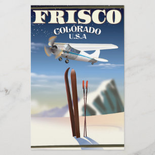 Papelaria Frisco Colorado USA poster de viagens