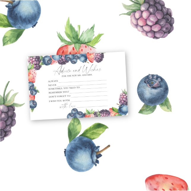 Papelaria Frutas - Conselhos e Desejos para Chá de Noiva (Criador carregado)