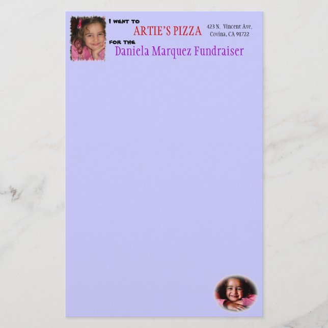 Papelaria Fui ao Artie's (Frente)