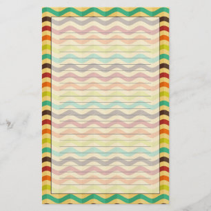 Papelaria Fundo com as listras em 4 retros