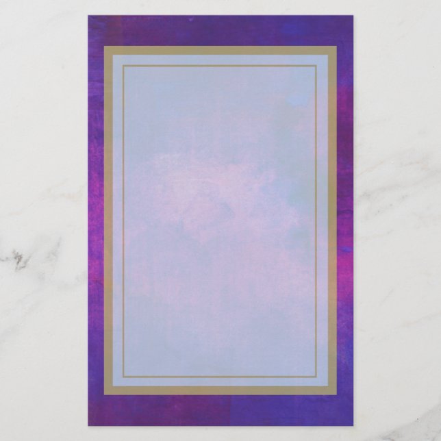 Papelaria Fundo de Aquarela Puro e Rosa (Frente)