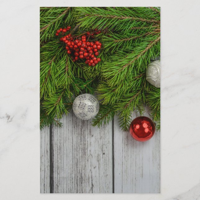 Papelaria Fundo Decorativo de Natal (Frente)
