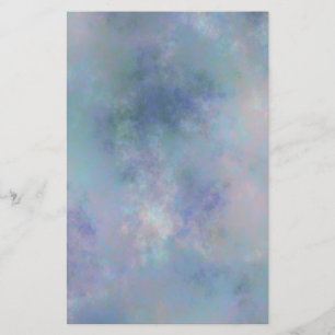 Papelaria Fundo enevoado azul roxo da aguarela