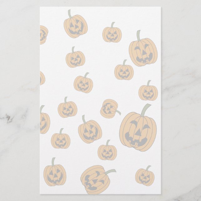 Papelaria Fundo Jack O' Lanternas (Frente)