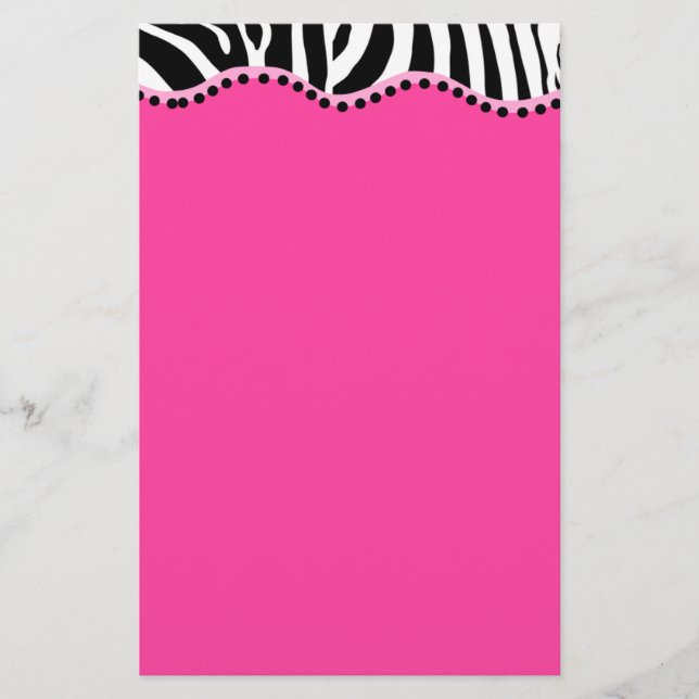 Papelaria Funky Zebra Stationery (Frente)