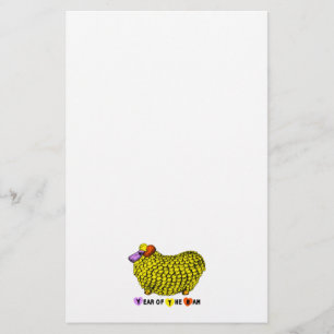 Papelaria Funny Yellow Ram Chinese Year Zodiery Stationery