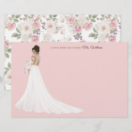 Papelaria Futuro Senhora Bride Obrigado Stationery