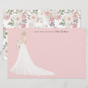 Papelaria Futuro Senhora Bride Obrigado Stationery