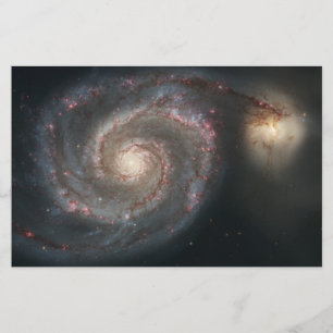 Papelaria Galáxia de redemoinho (Espaço) (Universo) (Messier