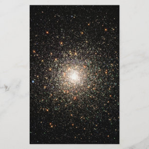 Papelaria Galáxia rodeada de estrelas em fundo preto
