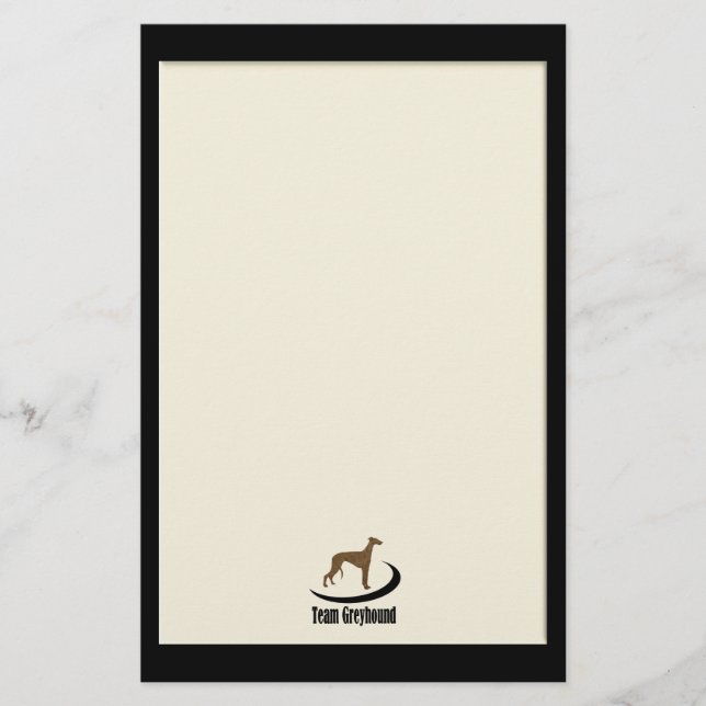Papelaria Galgo da equipe (Frente)