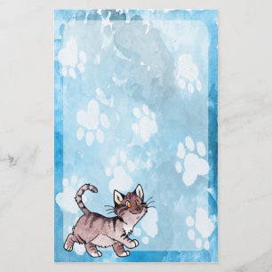 Papelaria Gatinho Brown Tabby
