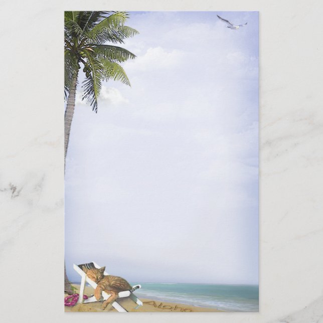 Papelaria Gatinho de praia (Frente)