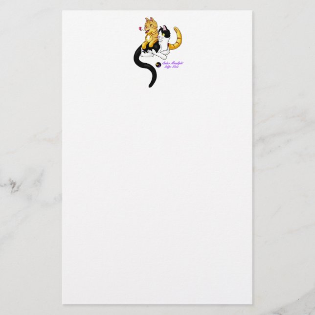 Papelaria Gatinho Love w logotipo (Frente)