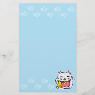 Papelaria Gato de Maneki Neko Lucky
