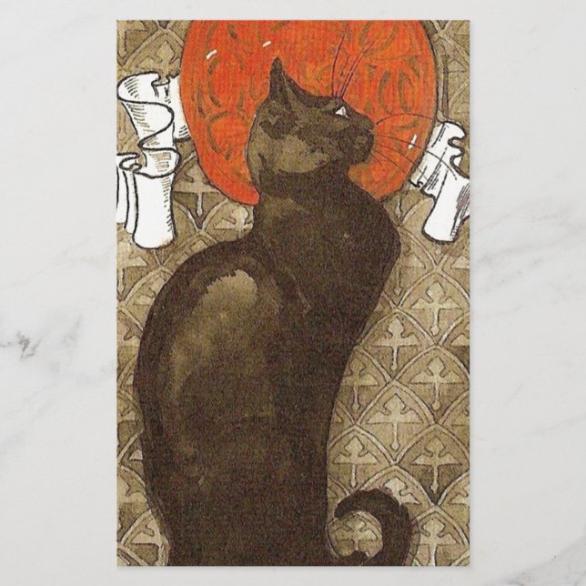 Papelaria Gato de Steinlein - Art Nouveau (Frente)