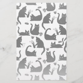 Papelaria Gatos Ruins A Trancar Coisas