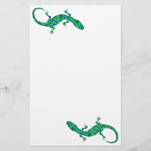 Papelaria Gecko Verde (Frente)