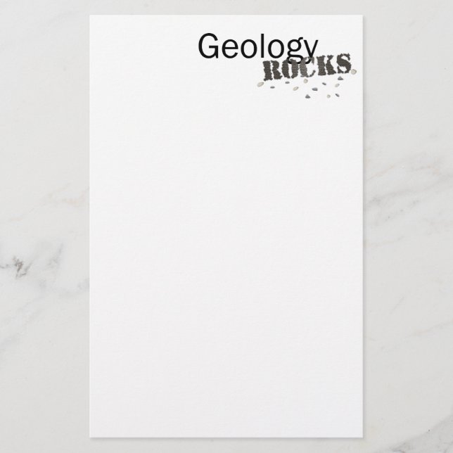 Papelaria GeologyRocks! (Frente)