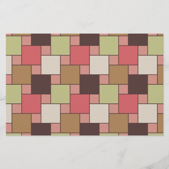 Papelaria Geométrico do Gabinete de Especiarias (Frente)