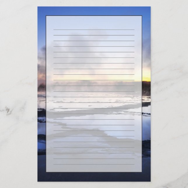 Papelaria Geyser Smoke no Sunset (Frente)