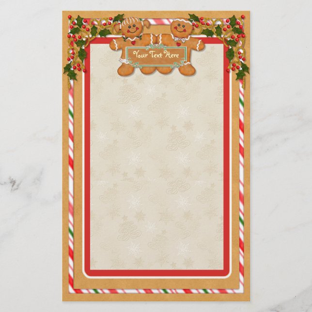 Papelaria Gingercake Man and Woman (Frente)