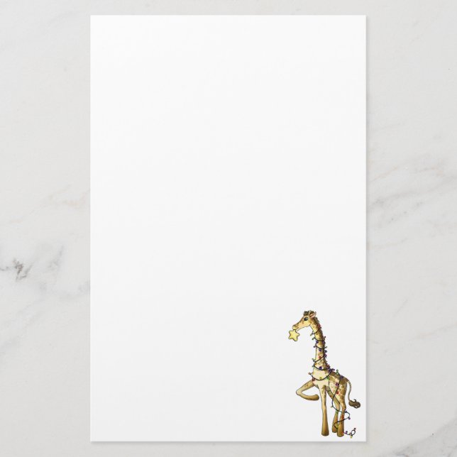Papelaria Girafa brilhante (Frente)